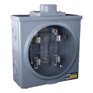 Base Cuadrada de Medición, 5 Mordazas, 2F, 3H, 600 V, 100 A. "Sin Cople" - BCM5M