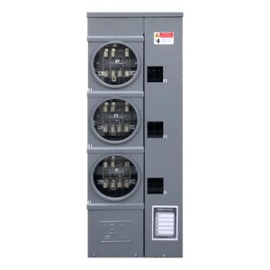 Centro de Medición Modular 3 Servicios 5 Mordazas 100A 2F 3H, Cableada - CMM35100CIA