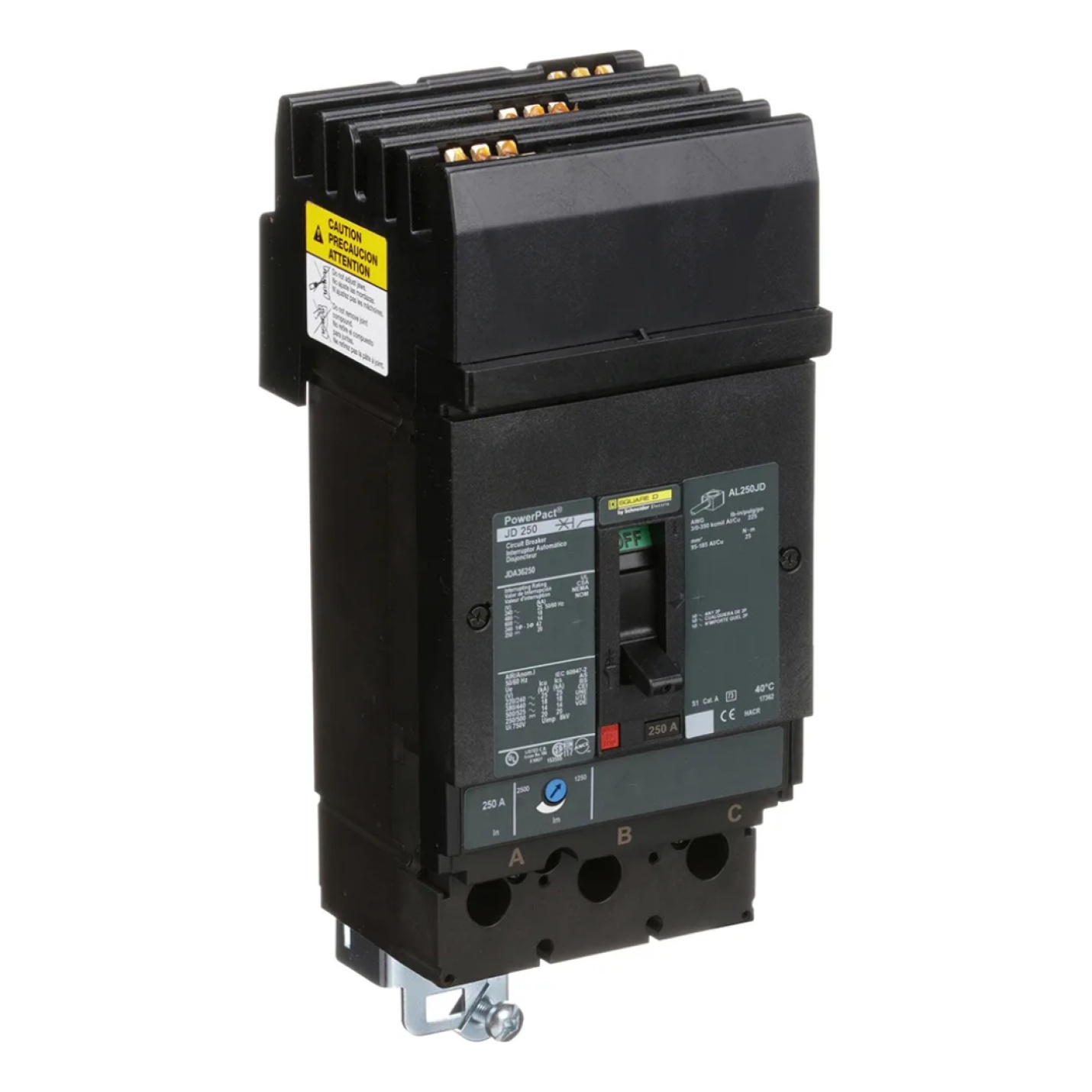Interruptor Termomagnetico I-LINE 600V 18KA 3P 200A - JDA36200
