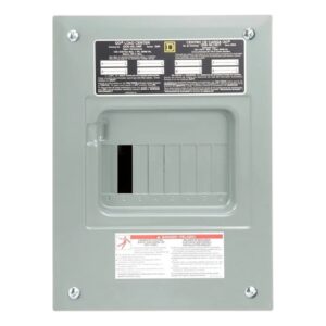 Centro De Carga 8 Espacios 1F 3H 100A Zapatas Principales Con Tapa Empotrar - QO816L100F