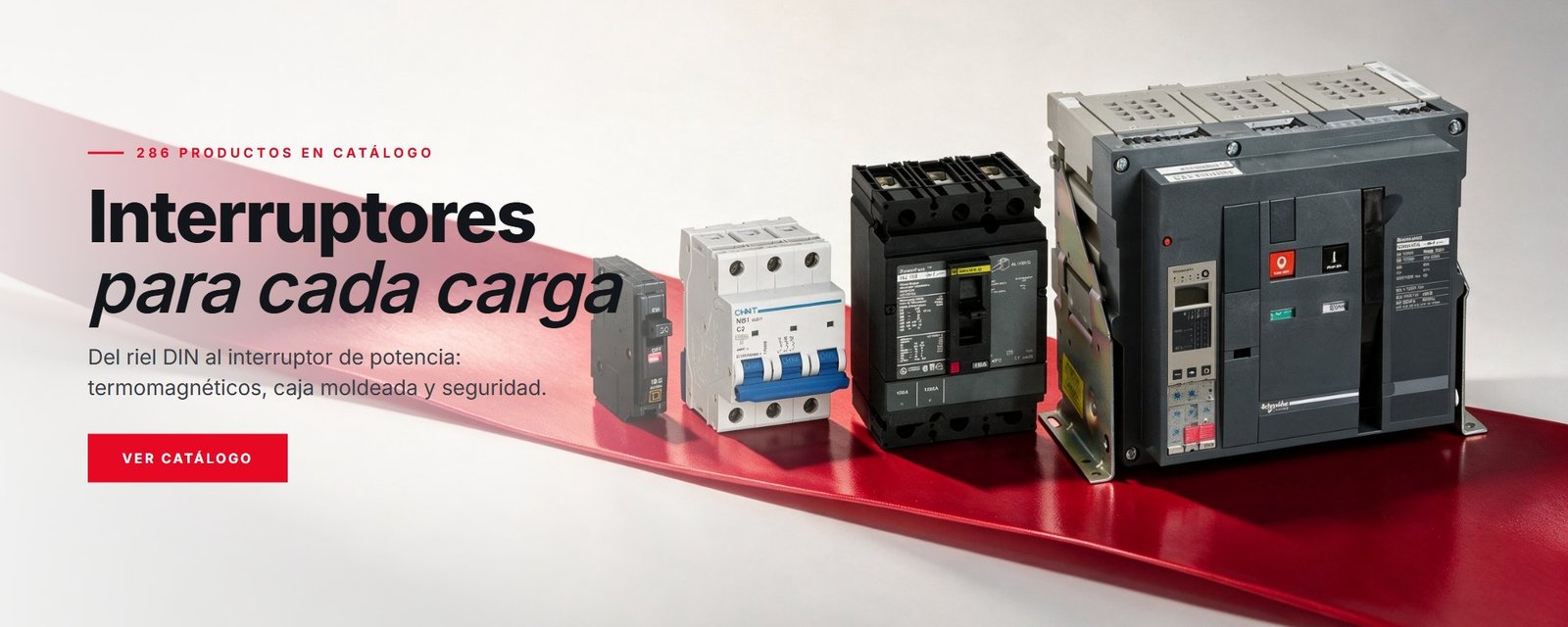Interruptores termomagnéticos, de caja moldeada y de potencia en Federal Electric