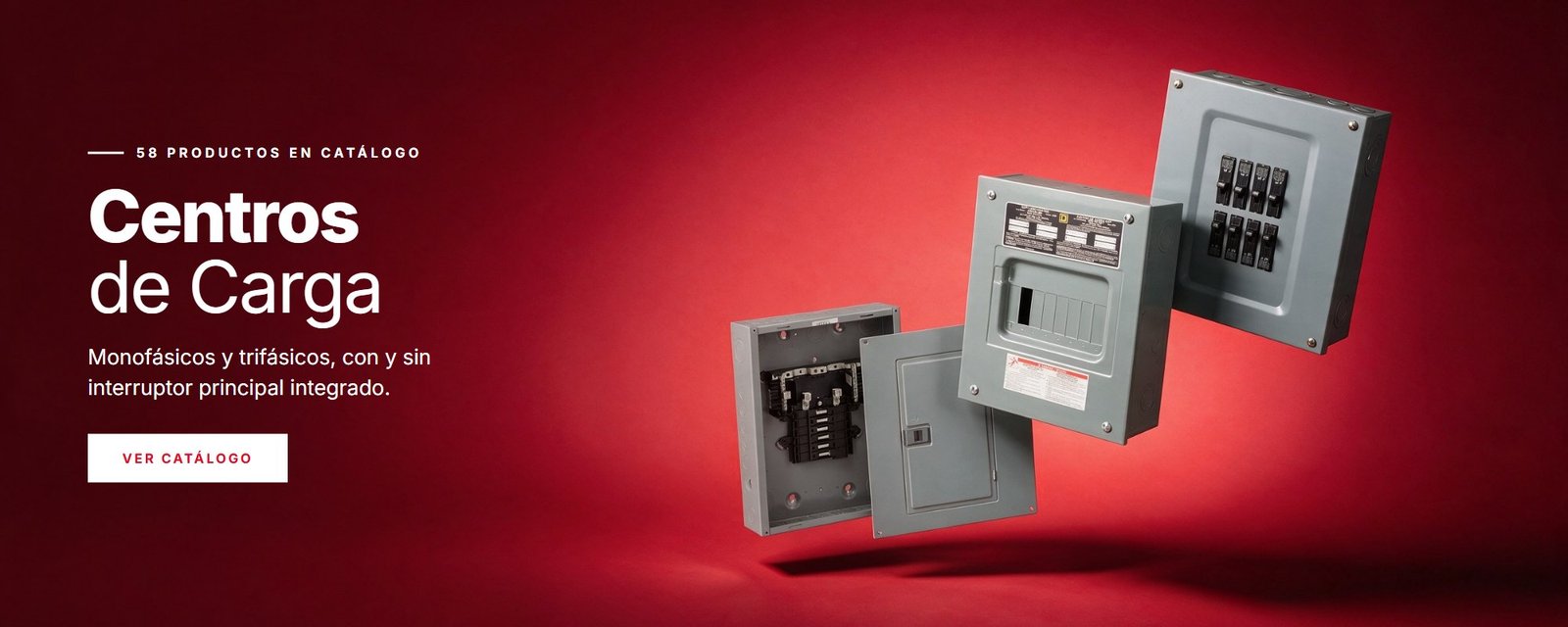 Centros de carga monofásicos y trifásicos en Federal Electric